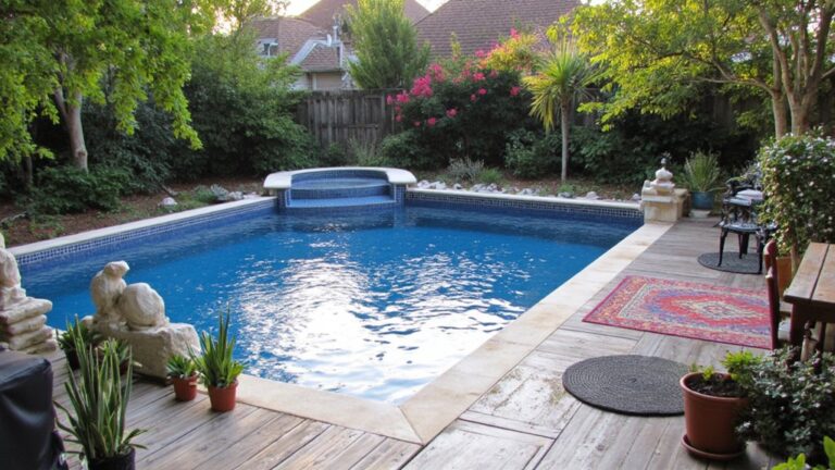 24 Stylish Semi Inground Pool Deck Ideas For Entertaining - Love Gunite ...