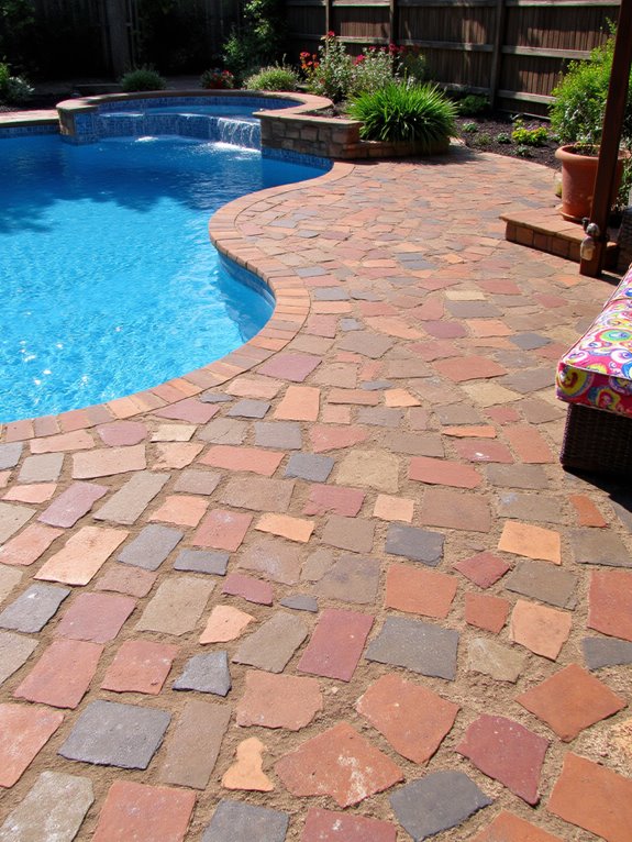 25 Smart Backyard Pool Ideas With a Paver Deck That Last transform your pool area