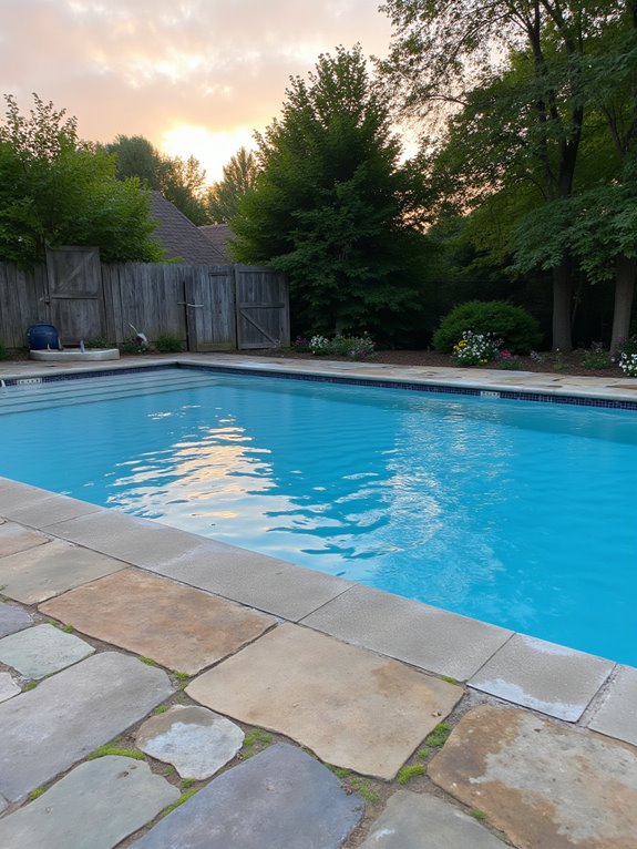 24 Polished Rectangle Semi Inground Pool Ideas for Clean Lines transformative pool lighting ambiance