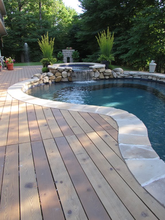 19 Smart Semi Inground Pool Ideas for Real Backyards transformative water features enhance