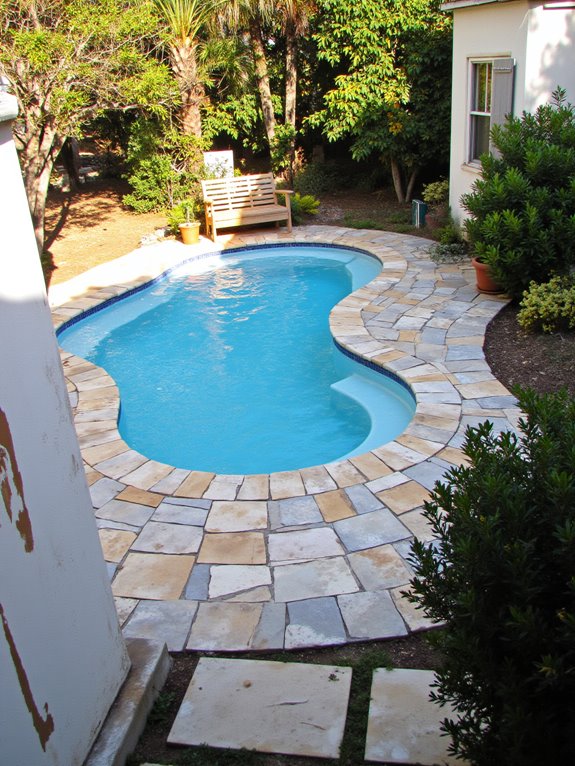 22 Stunning Semi Inground Pool Ideas That Transform Your Backyard unique custom pool designs