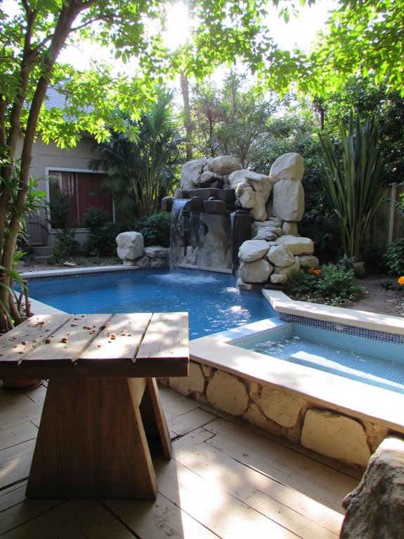 22 Clever Small Semi Inground Pool Ideas for Compact Yards versatile backyard pool oasis