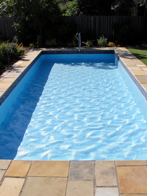 19 Timeless Rectangle Inground Pool Ideas For A Clean Look aesthetic and creative pool cover