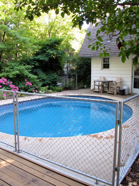25 Practical Inground Pool Fence Ideas For Safe Stylish Spaces affordable durable pool fencing
