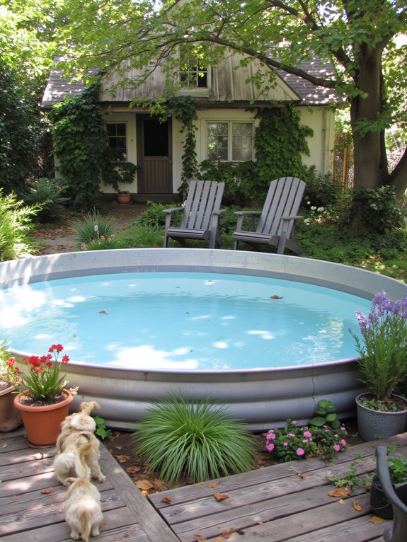 21 Gorgeous DIY Stock Tank Pool Ideas For Warm Summer Days affordable stylish durable pools