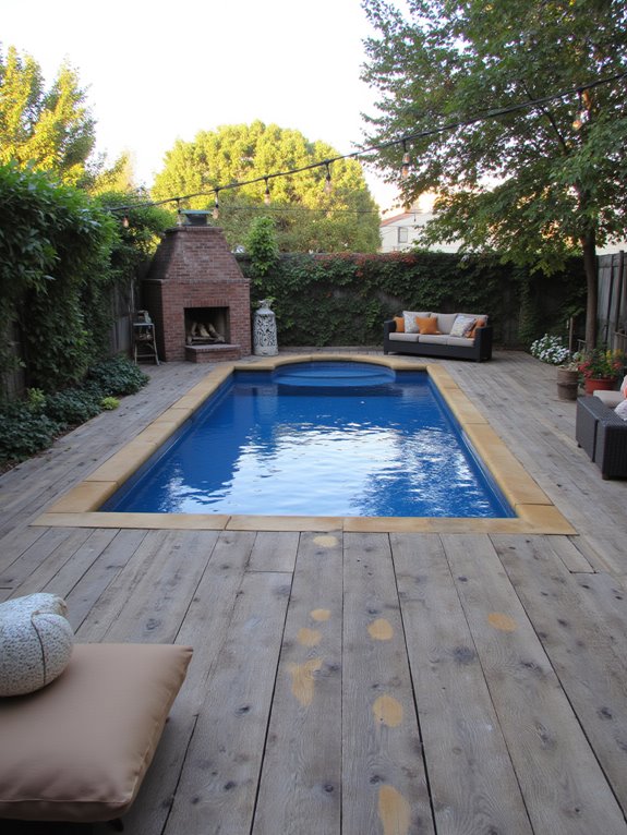 24 Smart Stock Tank Pool Paint Ideas That Transform Your Space backyard oasis with ambiance