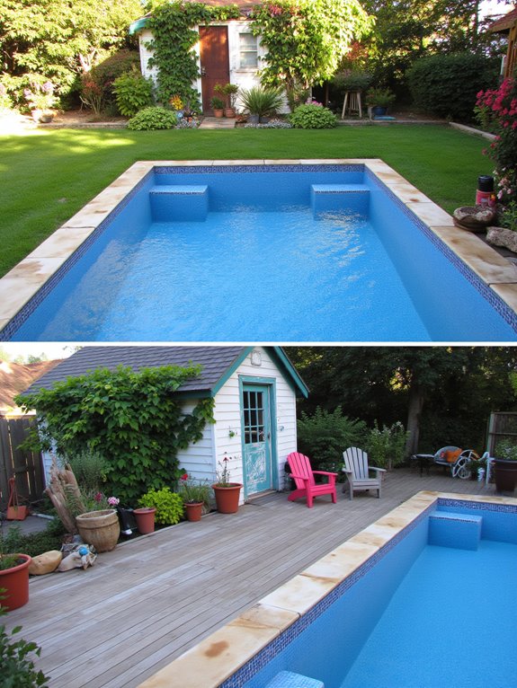 21 Inspiring Inground Pool Ideas Backyards Will Love backyard pool transformation revealed