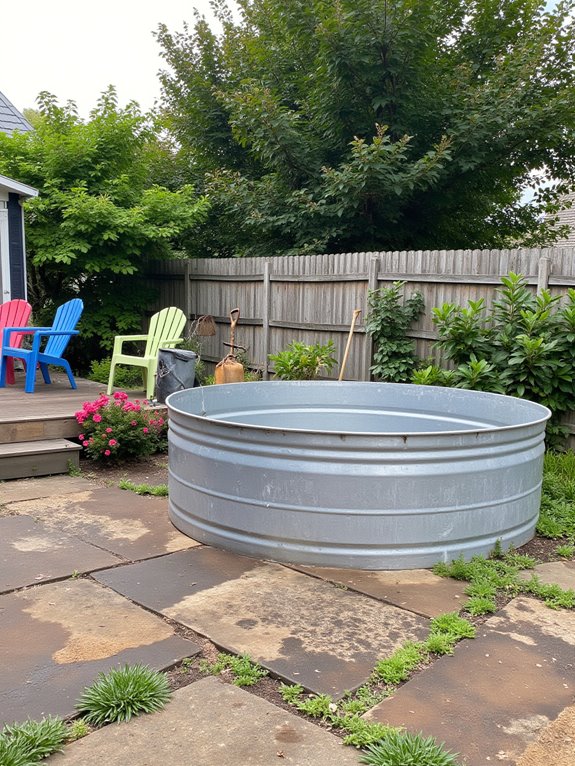 23 Unique Deep Stock Tank Pool Ideas For Bigger Splash Moments backyard size and swimmers