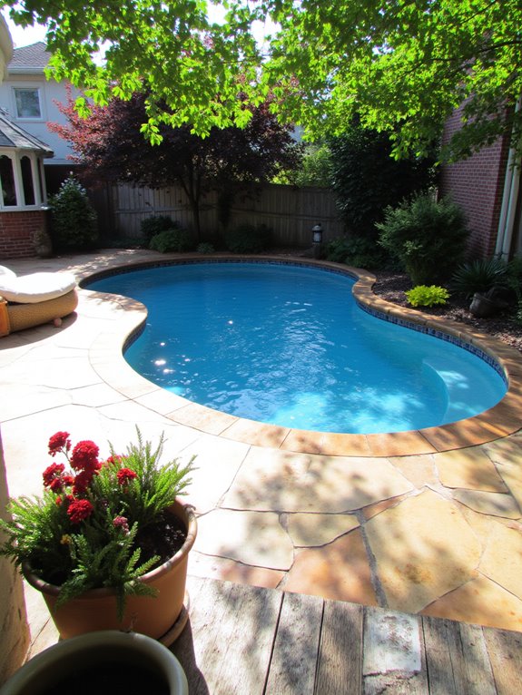 23 Affordable Inground Pool Ideas For Budget-Friendly Upgrades budget friendly pool decking options