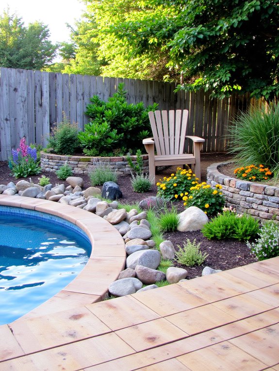 22 Gorgeous Inground Pool Landscaping That Transforms Any Yard budget friendly pool landscaping ideas