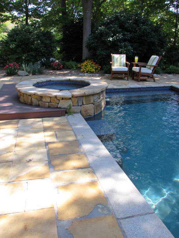 18 Luxurious Inground Pool And Hot Tub Ideas For Home Retreats budgeting for pool retreat