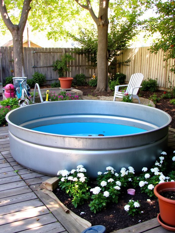16 Budget Friendly Stock Tank Pool Ideas For Wallet Smart Fun choose tank size wisely