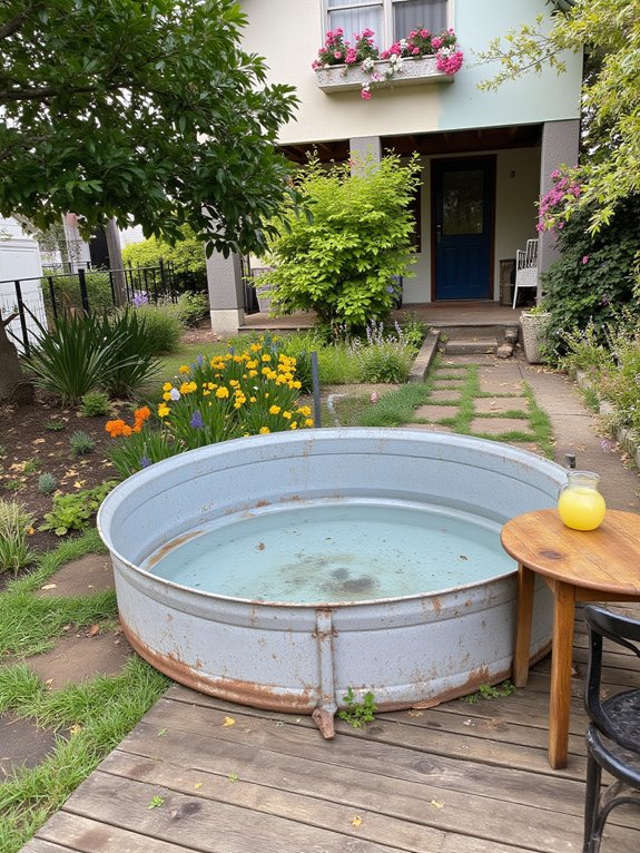 18 Rustic Stock Tank Pool Ideas With Warm Outdoor Charm choosing stock tank size