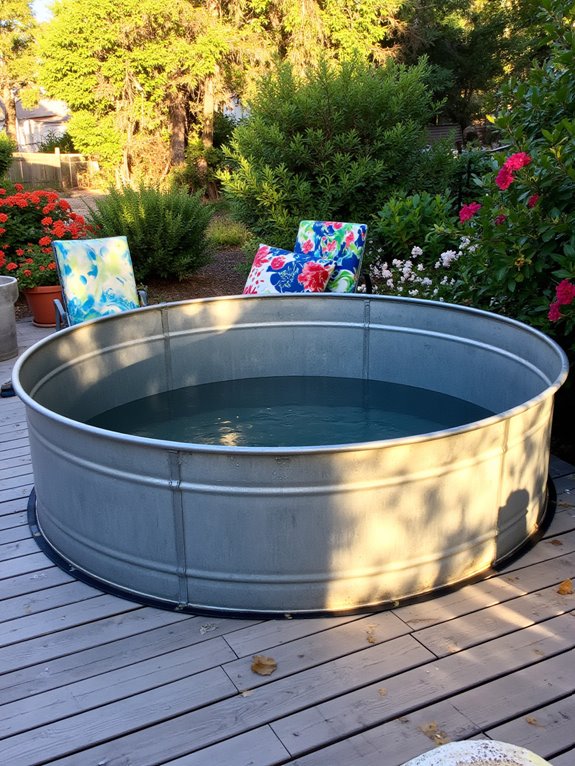 18 Stunning Stock Tank Pool Ideas That Feel Like a Backyard Escape choosing stock tank size