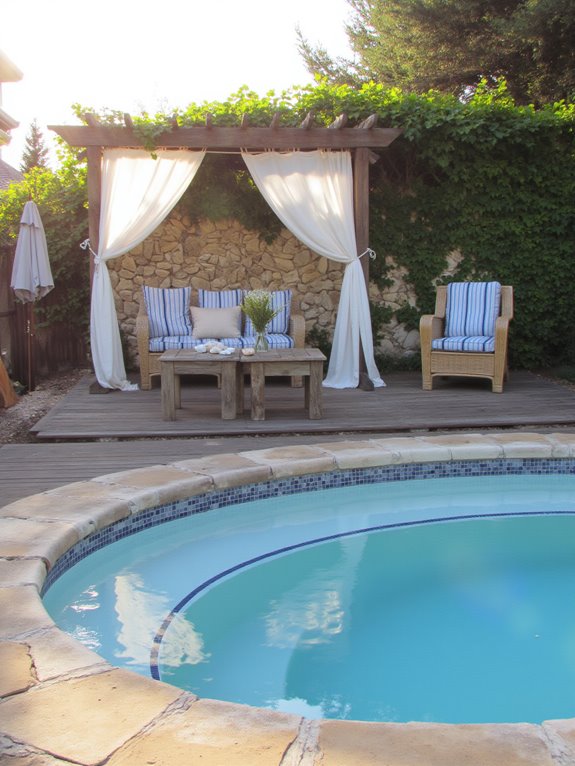 22 Trendy Outdoor Patio Pool Ideas For Endless Summer Days cohesive outdoor design theme