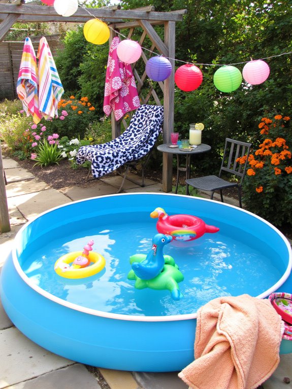 21 Stylish Poly Stock Tank Pool Ideas For A Smooth Setup colorful accessories elevate atmosphere