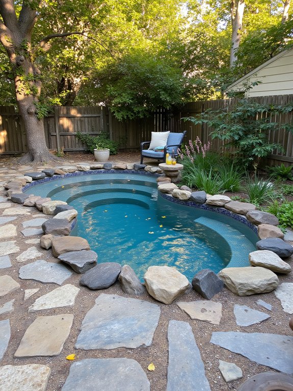 18 Unique Small Inground Pool Ideas For Compact Backyards compact cost effective backyard oasis