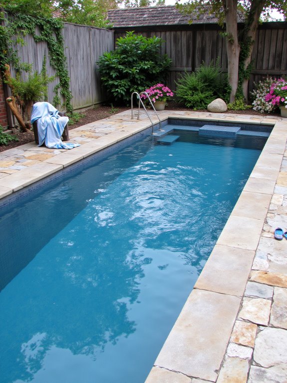 18 Unique Small Inground Pool Ideas For Compact Backyards compact fitness and relaxation