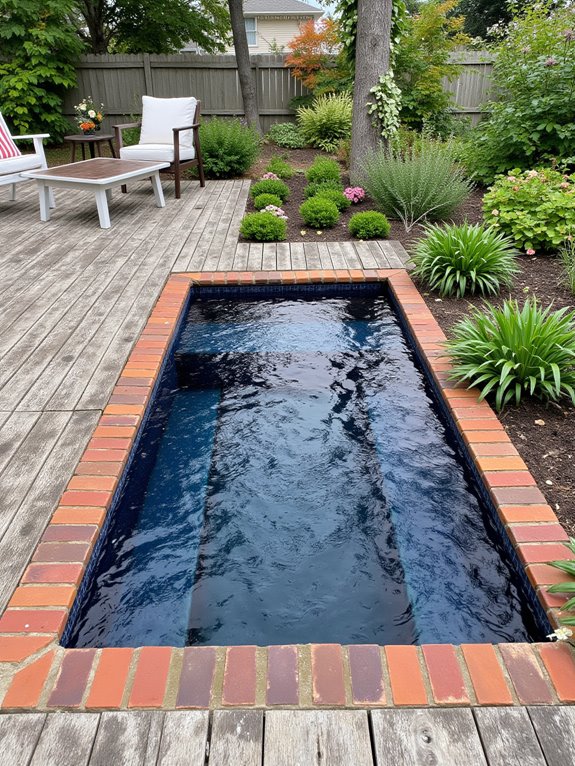 19 Modern Backyard Inground Pool Ideas For Fresh Outdoor Appeal compact refreshing outdoor oasis