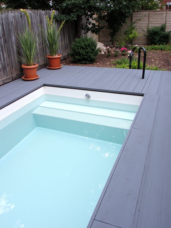 24 Unique Stock Tank Pool Deck Ideas That Elevate Any Yard composite materials for pools