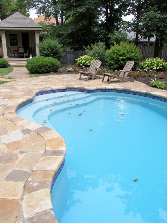 23 Brilliant Inground Pool Ideas That Look Amazing On A Budget cost effective fiberglass pool investment