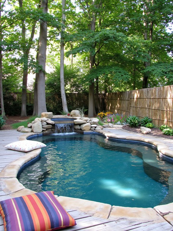 23 Creative Inground Pool Ideas You’ll Wish You Tried Sooner cozy family friendly lagoon pools