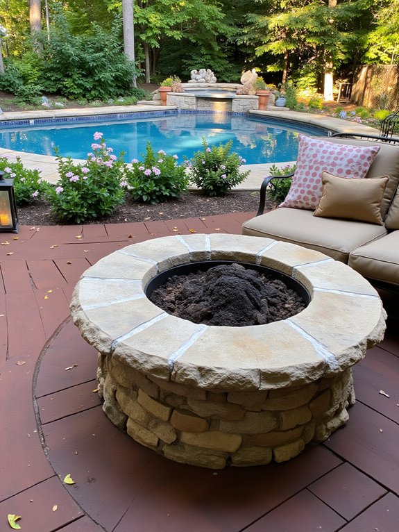 21 Inspiring Inground Pool Ideas Backyards Will Love cozy gatherings by fire