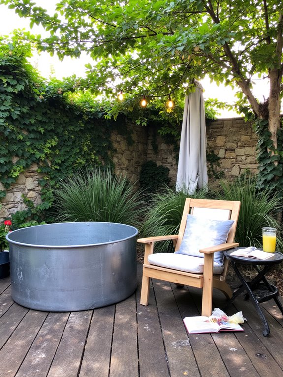 22 Modern Stock Tank Pool Setup Ideas For A Clean Aesthetic cozy poolside retreat essentials