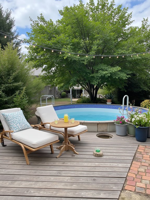 19 Creative Backyard Stock Tank Pool Ideas You Will Want To Try Soon cozy stock tank pool decking