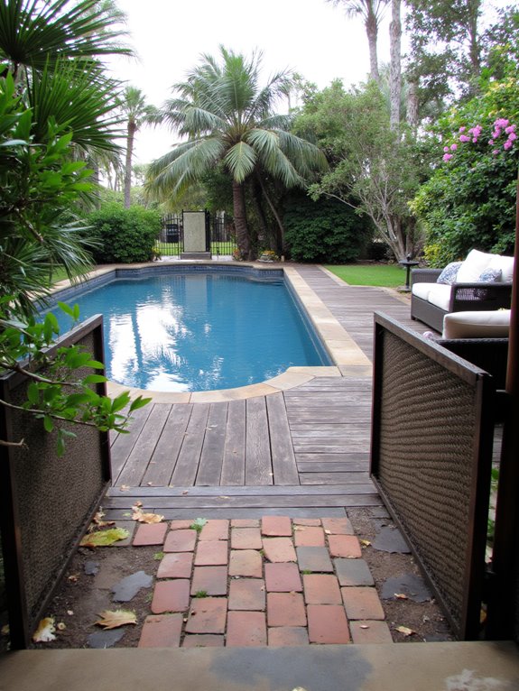 23 Elegant Outdoor Inground Pool Ideas For A Resort Vibe creative inground pool designs