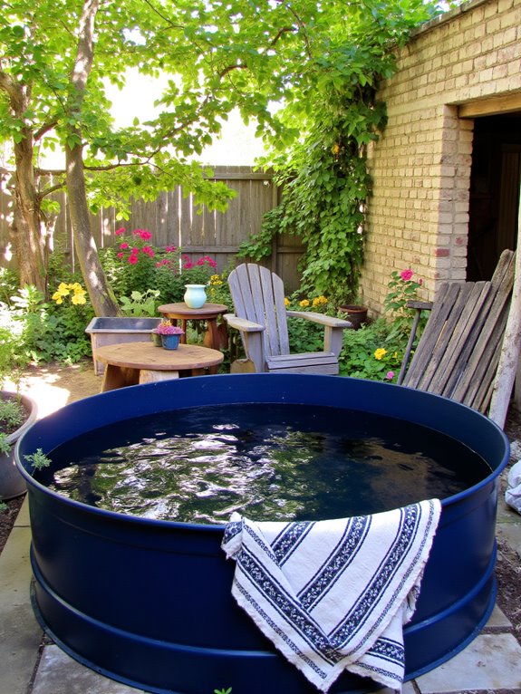 19 Trendy Plastic Stock Tank Pool Ideas For A Modern Twist creative stock tank transformations