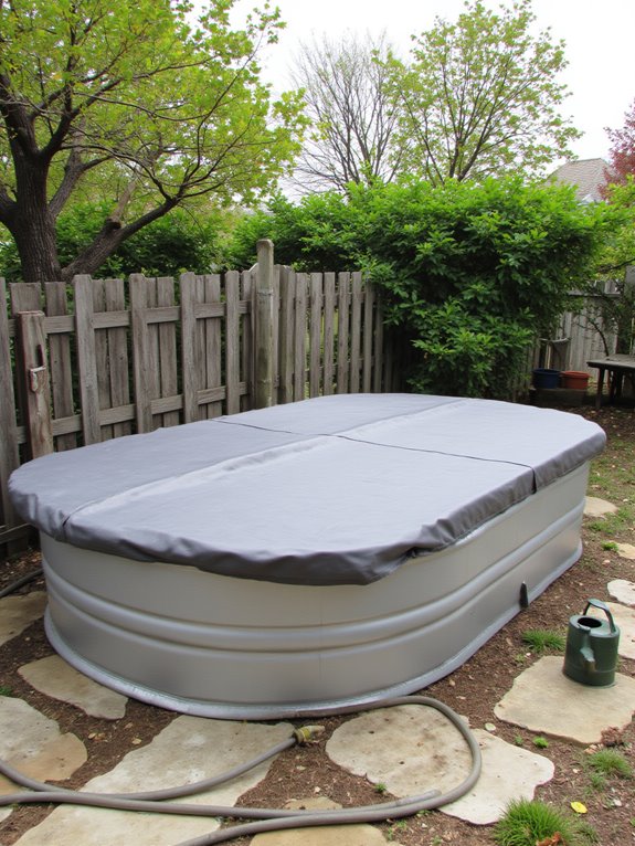 18 Chic Stock Tank Pool Cover Ideas For A Clean Setup custom covers enhance aesthetics