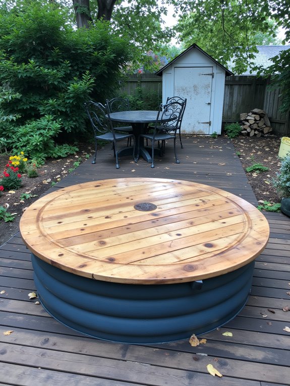 18 Chic Stock Tank Pool Cover Ideas For A Clean Setup custom stock tank pool covers