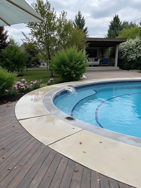 21 Unique Inground Pool Coping Ideas That Refresh Your Space customizable concrete pool coping