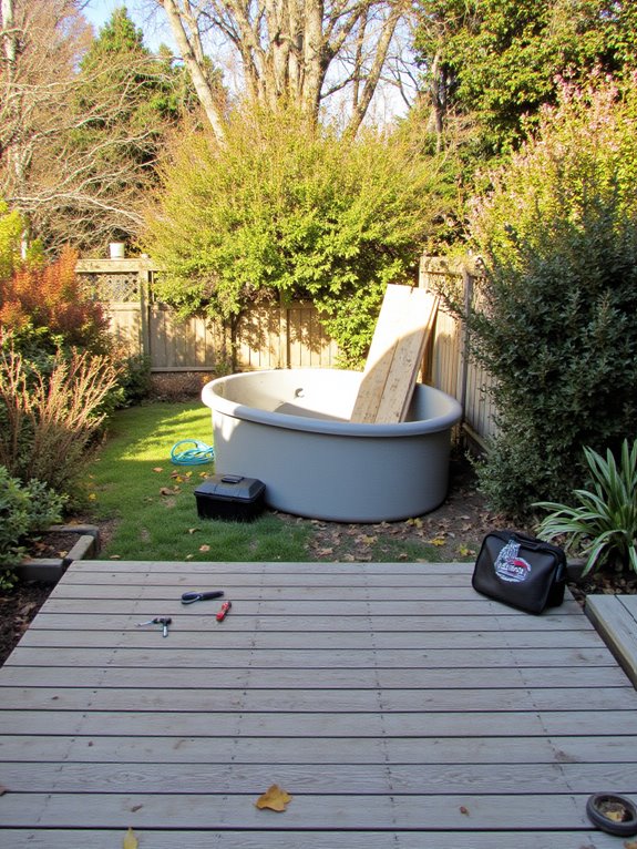 22 Polished Stock Tank Bath Ideas For A Spa Like Backyard Moment diy or professional installation