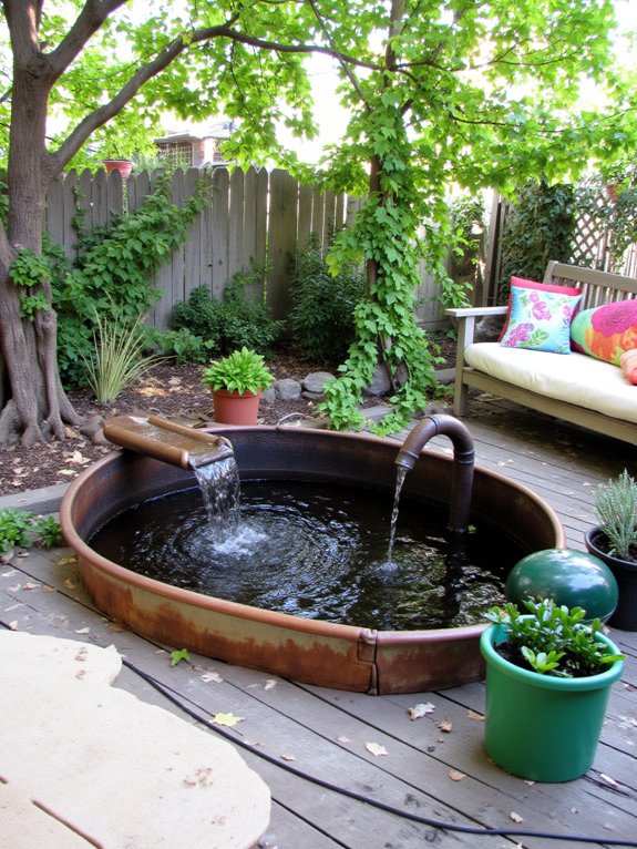 18 Trendy Stock Tank Pool Ideas For A Relaxed Summer Vibe diy tranquil water features