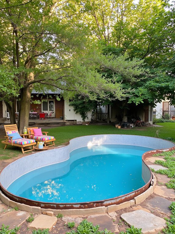 19 Clever Metal Tank Pool Ideas For A Polished Outdoor Look durable aesthetic easy installation
