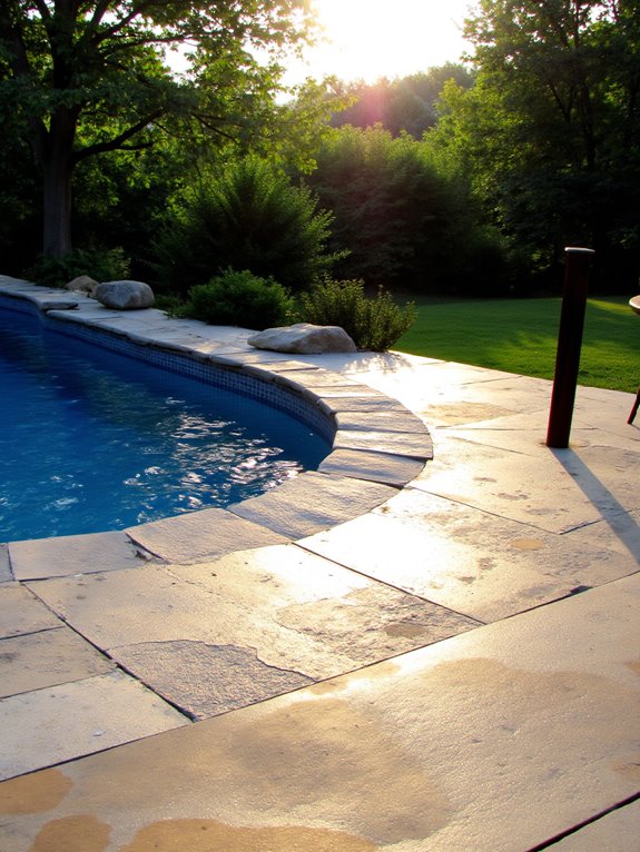 22 Simple Inground Pool Ideas For Effortless Outdoor Living durable comfortable safe decking