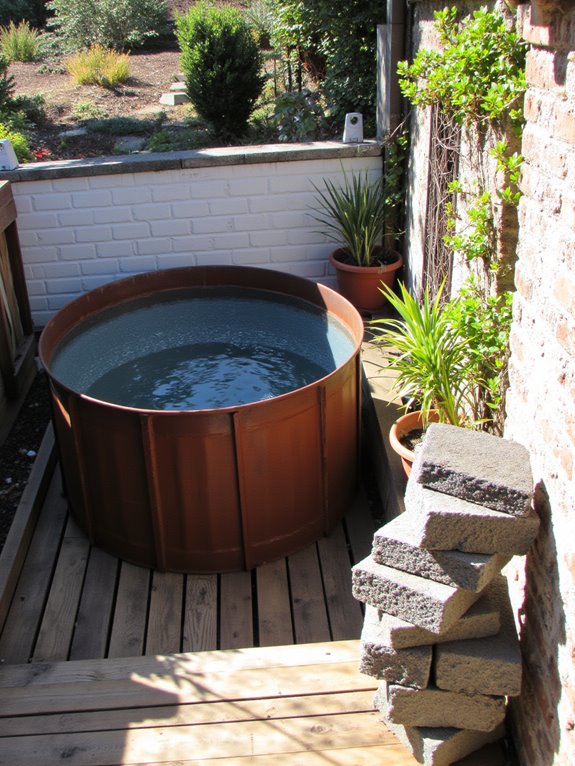 24 Clever Container Pool Ideas That Reinvent Your Outdoor Space durable container pool materials