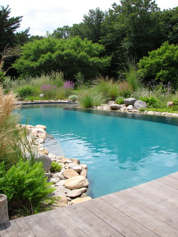 21 Modern Outdoor Inground Pool Concepts For A Designer Feel eco friendly natural swimming pools