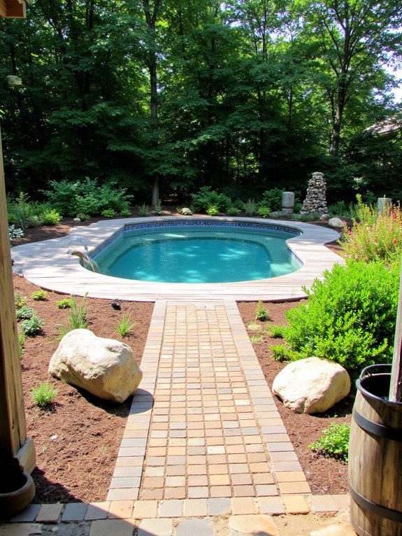 19 Modern Backyard Inground Pool Ideas For Fresh Outdoor Appeal eco friendly pool enhancements