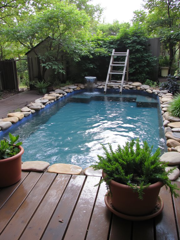 18 Rustic Stock Tank Pool Ideas With Warm Outdoor Charm eco friendly pool maintenance tips