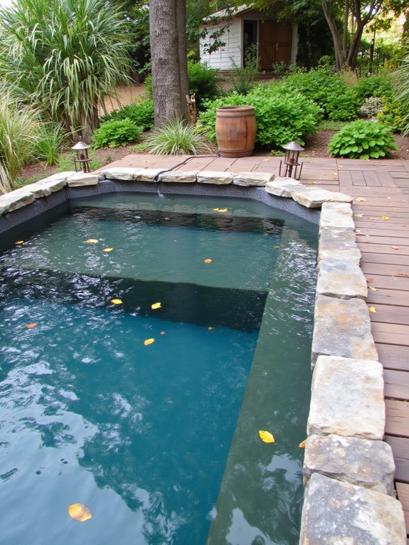 20 Smart Inground Pool Ideas For Small Yards eco friendly small pool features
