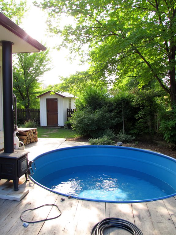 21 Stylish Poly Stock Tank Pool Ideas For A Smooth Setup efficient heating for pools