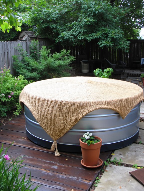 18 Chic Stock Tank Pool Cover Ideas For A Clean Setup elegant and durable covers