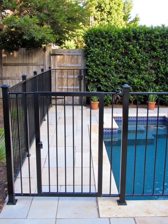 20 Smart Inground Pool Ideas For Small Yards elegant pool fencing choices