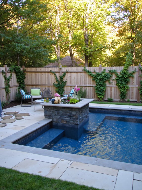 25 Chic Inground Pool Decorating Ideas That Feel Fresh elegant privacy fencing solutions