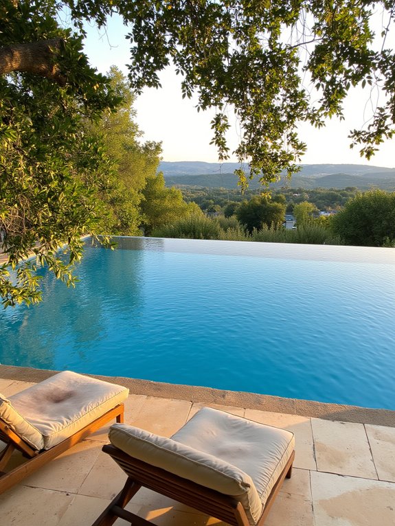 20 Cool Inground Pool Ideas For A Relaxed Backyard Atmosphere endless water breathtaking sunsets