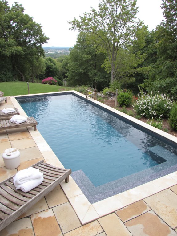 23 Modern Inground Pool Ideas For Crisp Outdoor Style endless water serene escape