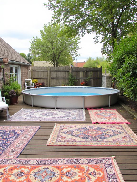 24 Unique Stock Tank Pool Deck Ideas That Elevate Any Yard enhance pool area aesthetics